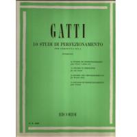 Gatti 10 Studi di perfezionamento per cornetta sola (Giampieri) - Ricordi