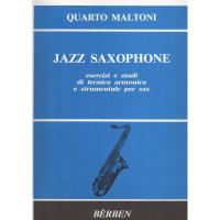 Quarto Maltoni Jazz saxophone esercizi e studi di tecnica armonica e strumentale per sax - BÃ¨rben _1