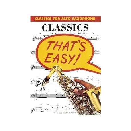 Classics for Alto Saxophone That's Easy! 