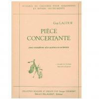Guy LACOUR PiÃ¨ce concertante pour saxophone alto ou tenor et orchestre - Gerald BILLAUDOT