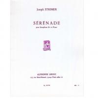 Joseph STRIMER Serenade pour Saxophone Sib et Piano - Alphonse Leduc_1
