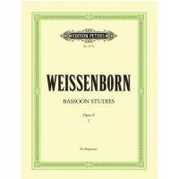 Weissenborn Bassoon Studies Opus 8 I For Beginners - Edition Peters