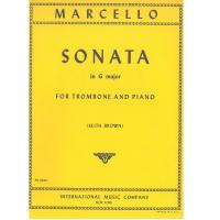 Marcello SONATA in G major for Trombone and Piano - International Music Company_1