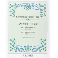 Francesco Paolo Tosti 25 Solfeggi - Ricordi