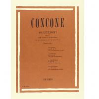 Concone 40 Lezioni Op. 17 Per Basso o Baritono (Vannuccini) - Ricordi _1