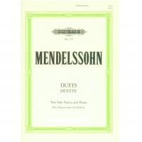 Mendelssohn Duette Two solo voices and piano - Edition Peters
