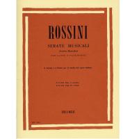 Rossini Serate Musicali (soirees musicales) Per canto e pianoforte 8 Ariette e 4 duetti per lo studio del canto italiano - Ricordi