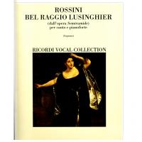 Rossini BEL RAGGIO LUSINGHIER per canto e pianoforte - Ricordi
