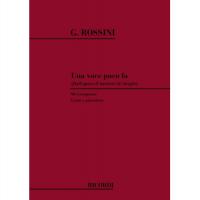 Rossini UNA VOCE POCO FA Mezzosoprano Canto e Pianoforte - Ricordi