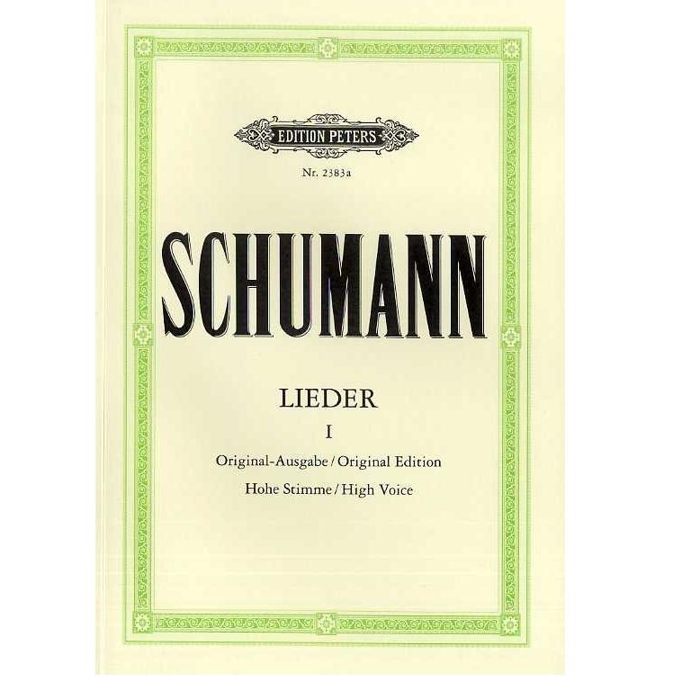 Schumann LIEDER I Original Edition - Peters