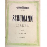 Schumann LIEDER Band I Alt oder Bass (Friendlaender) - Peters