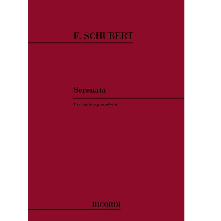 F. Schubert Serenata (con parole) Per pianoforte - Ricordi