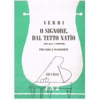 Verdi O Signore, dal tetto natÃ¬o per coro e pianoforte - Ricordi