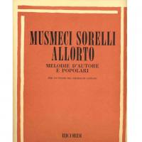 Musmeci Sorelli Allorto Melodie d'autore e popolari per lo studio del solfeggio cantato - Ricordi_1