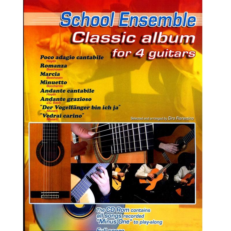 School Ensemble Baroque album for 4 guitars - Carisch