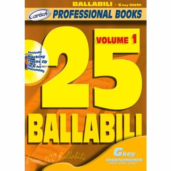 Professional Books 25 Ballabili G Volume 1 - Carisch