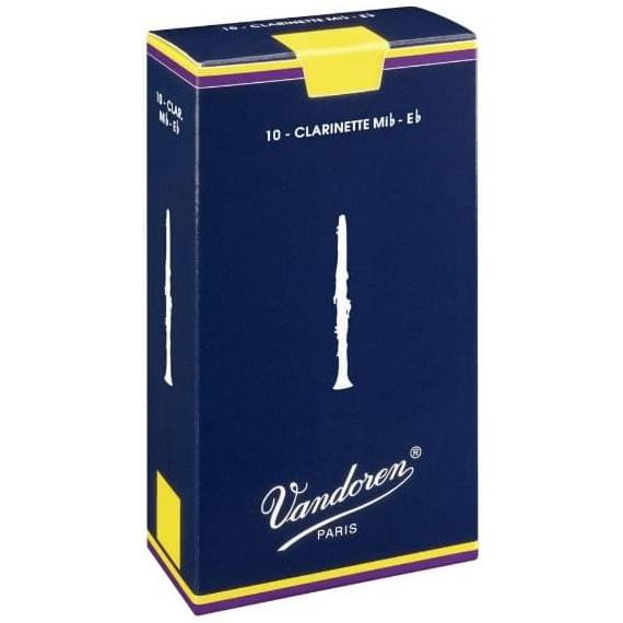 Ance Vandoren clarinetto Mib - 2,5 Confezione da 10 Ance