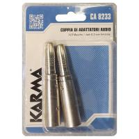 Karma CA 8233 Adattatore Audio con XLR Maschio e Jack 6,3 mm femmina_1