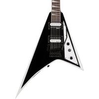 Jackson JS32 RHOADS Floyd Rose Black,White Bevels Chitarra Elettrica_2