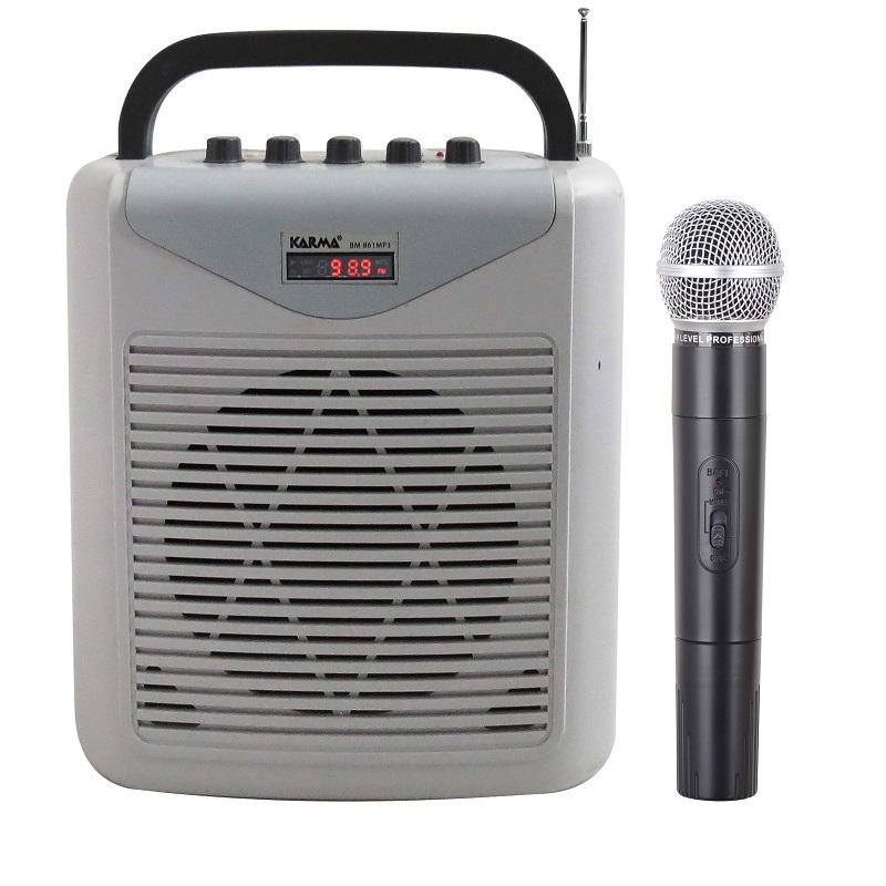 Karma BM861MP3 Cassa acustica attiva con batteria ricaricabile e radiomicrofono