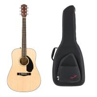 Fender CD 60S Pack NAT Natural con borsa imbottita Fender FA1225 Chitarra Acustica_1