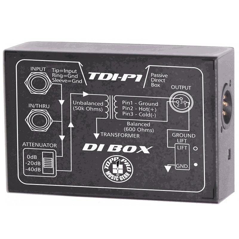 TP TDIP1 Topp Pro DI BOX Passiva 