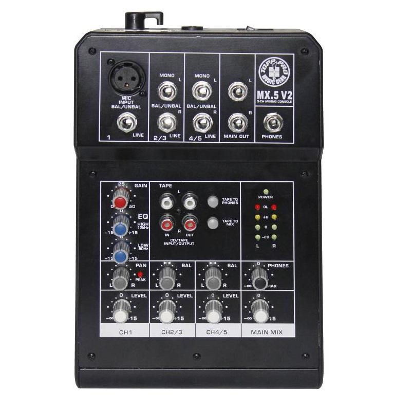 Topp Pro Mixer TP MX5V2 Mixer Passivo