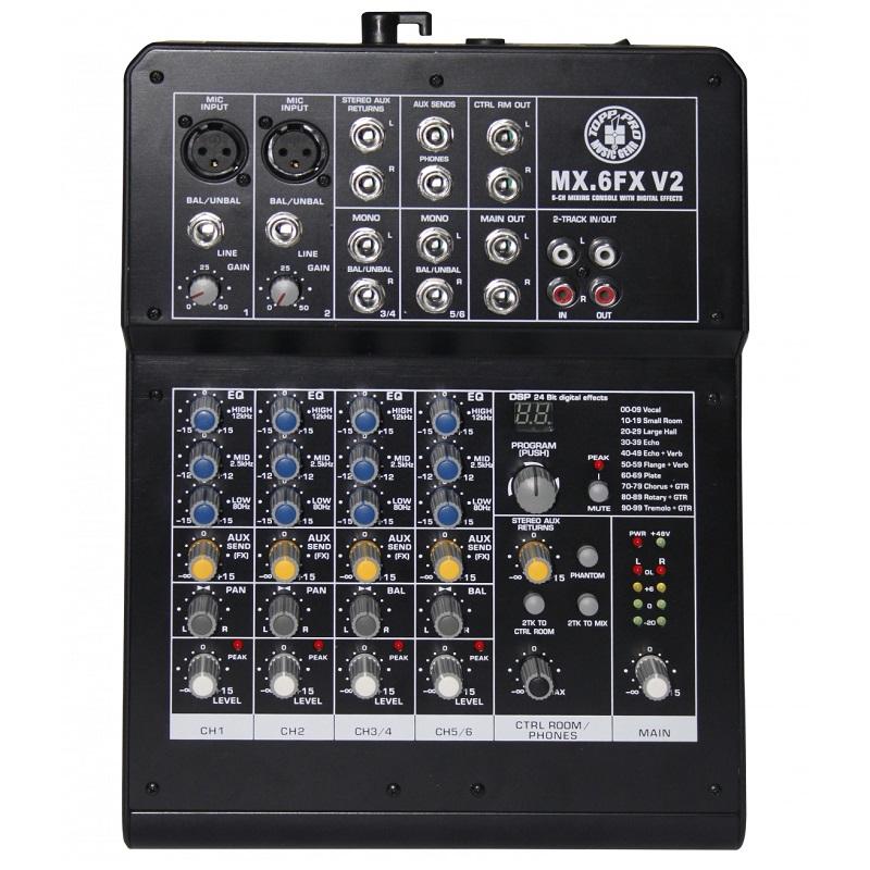 Topp Pro Mixer TP MX6FXV2 Mixer Passivo