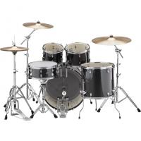 Yamaha Rydeen Black Glitter RDP2F5 con Piatti Paiste 101 Batteria Acustica_2