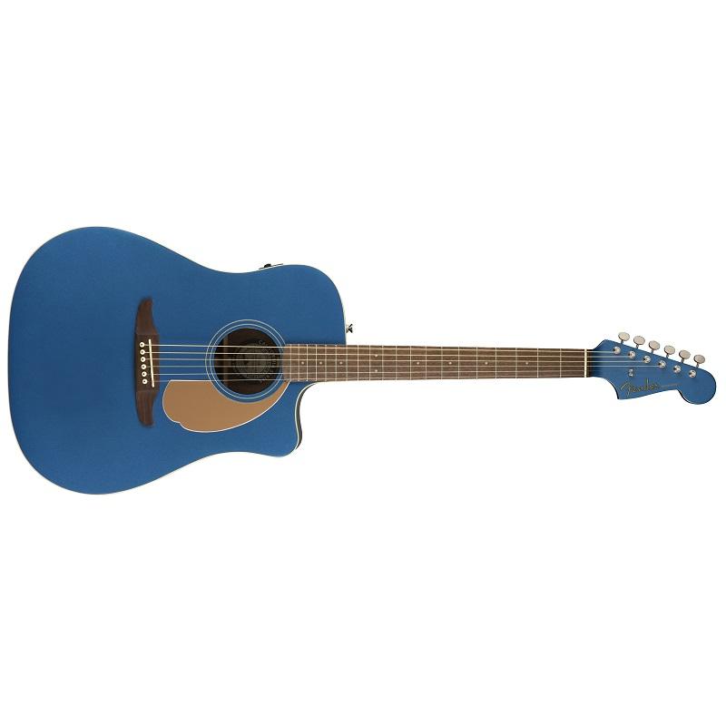 Fender Redondo Player Belmont Blue WN Chitarra Acustica Elettrificata NUOVO ARRIVO