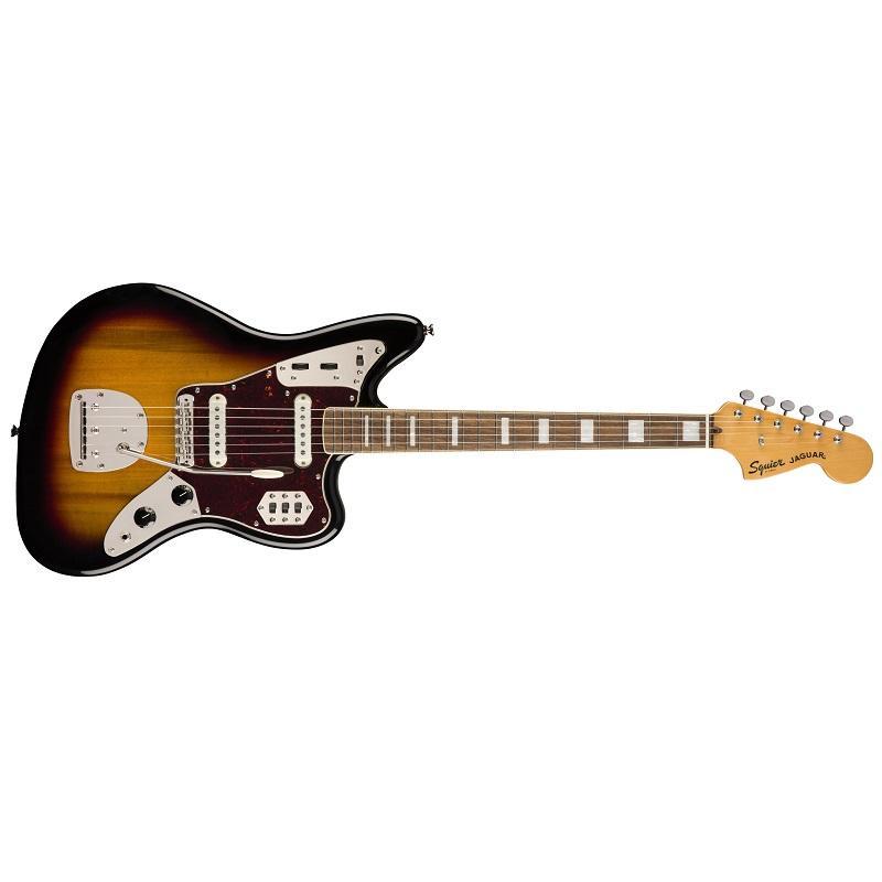Fender Squier Jaguar Classic Vibe 70s LRL 3TS 3 Color Sunburst Chitarra Elettrica