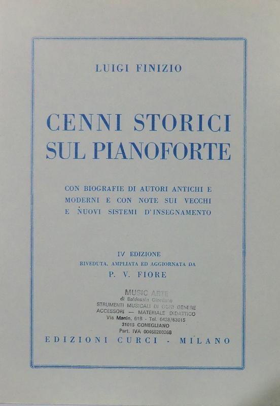 Cenni Storici sul Pianoforte - Finizio Luigi 