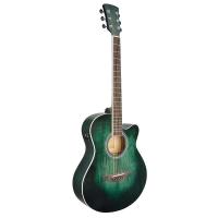 Soundsation Saguaro HW-CE GR Green Chitarra Acustica Elettrificata