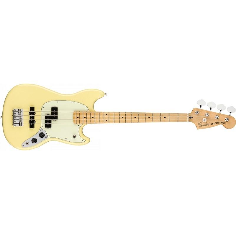 Fender Limited Edition Player Mustang PJ Bass Canary Yellow Basso Elettrico 