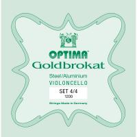 Optima 1200 Set Goldbrokat Muta di corde per Violoncello