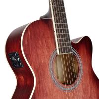 Soundsation Saguaro HW-CE RD Red Chitarra Acustica Elettrificata_3