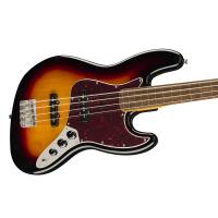 Squier Classic Vibe 60s Jazz Bass Fretless LRL 3TS Basso Elettrico_3
