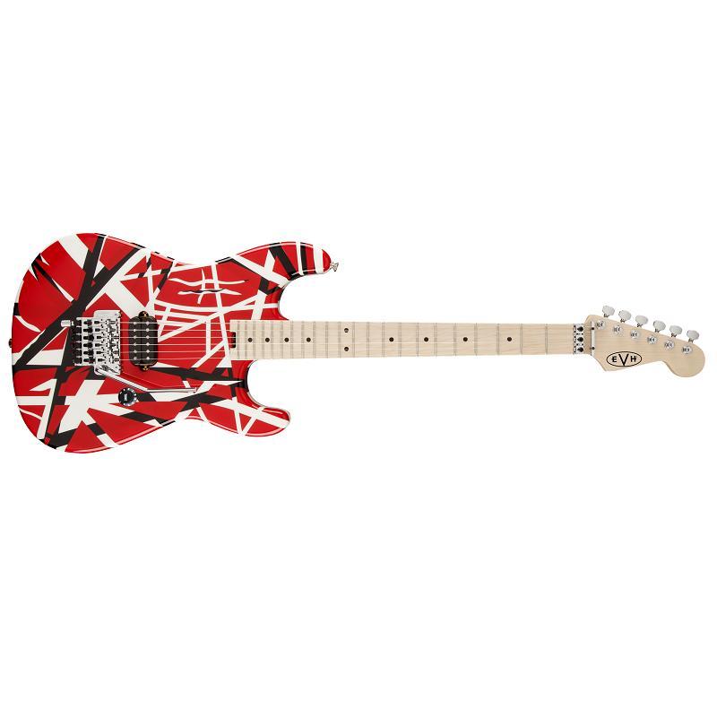 EVH Stripes Red with Black Stripes Chitarra Elettrica