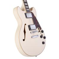 D'Angelico Premier Mini DC Champagne Chitarra Semiacustica - ULTIMO PEZZO_3