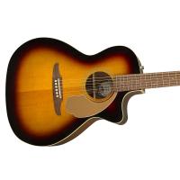 Fender Newporter Player WN SB Sunburst Chitarra Acustica Elettrificata NUOVO ARRIVO_3