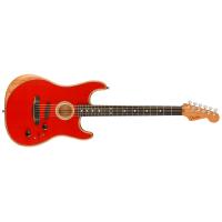 Fender American Acoustasonic Stratocaster EB DKR Dakota Red MADE IN USA Chitarra 