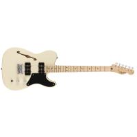 Fender Squier Paranormal Cabronita Telecaster Thinline MN OLW Olympic White Chitarra Elettrica