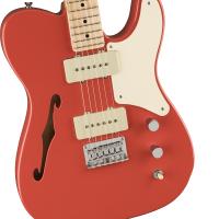 Fender Squier Paranormal Cabronita Telecaster Thinline MN FRD Fiesta Red Chitarra Elettrica_3