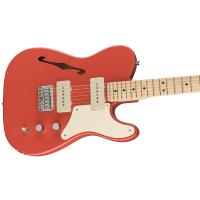 Fender Squier Paranormal Cabronita Telecaster Thinline MN FRD Fiesta Red Chitarra Elettrica_4