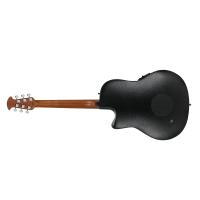 Ovation CE44-5 Black Celebrity Elite Plus Mid Cutaway Chitarra Acustica Elettrificata_2