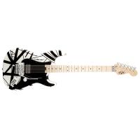 EVH Striped White With Black Stripes Chitarra Elettrica