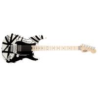 EVH Stripes White With Black Stripes Chitarra Elettrica