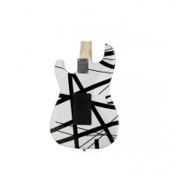 EVH Striped White With Black Stripes Chitarra Elettrica_3