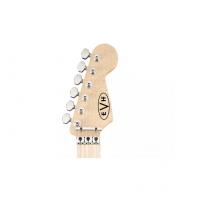 EVH Striped White With Black Stripes Chitarra Elettrica_4
