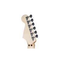 EVH Striped White With Black Stripes Chitarra Elettrica_5
